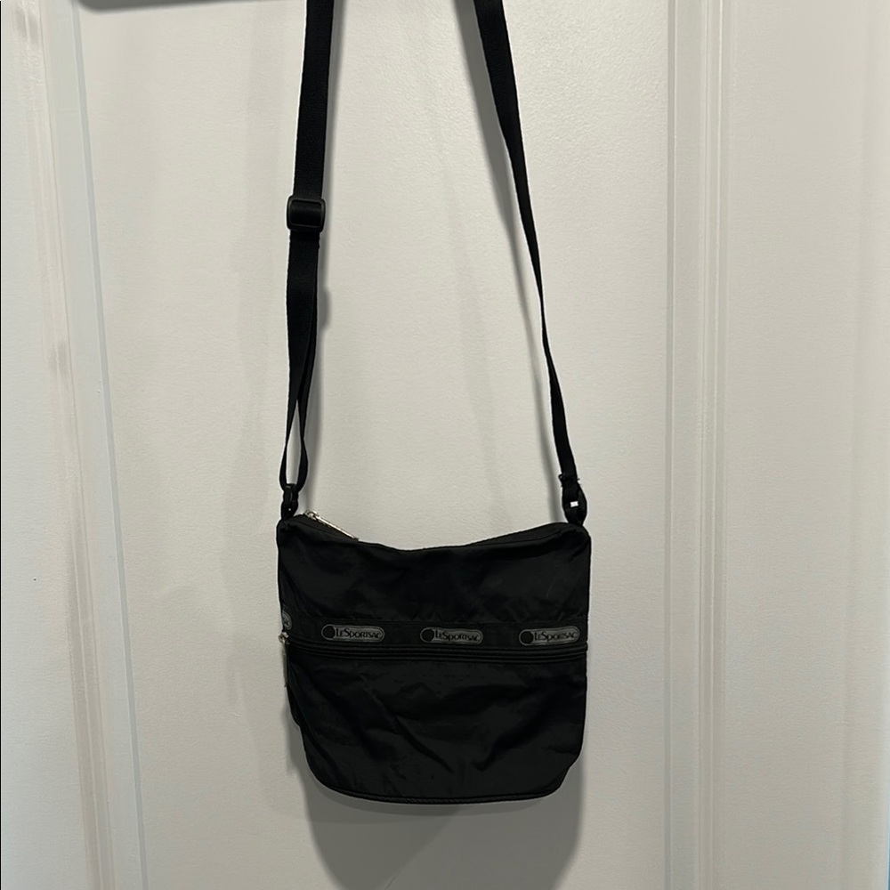 LeSportsac Black Messenger Bag